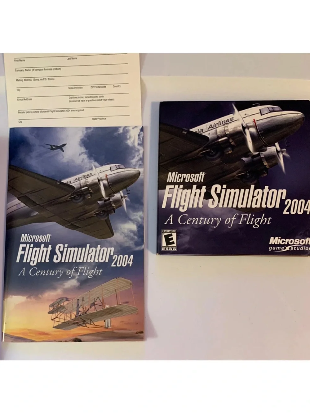 Microsoft Flight Simulator 2004 – Blue and Orange Artwork